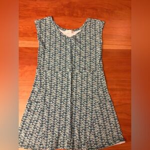 Za Zen Green Leaf Pattern Long Top